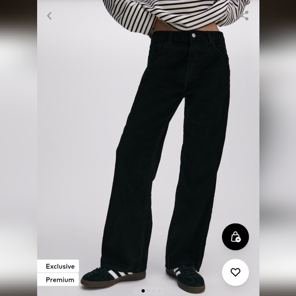 ABOUT YOU x Marie Von Behrens Regular Pants 'Eve' in Black- 6 - Picture 4 of 6